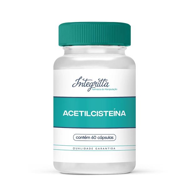 Acetilcisteína 600mg 60 Cápsulas