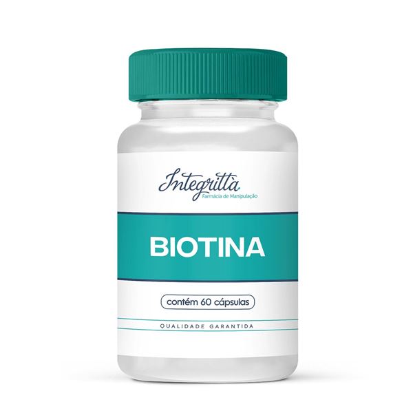 Biotina 5mg 60 Cápsulas
